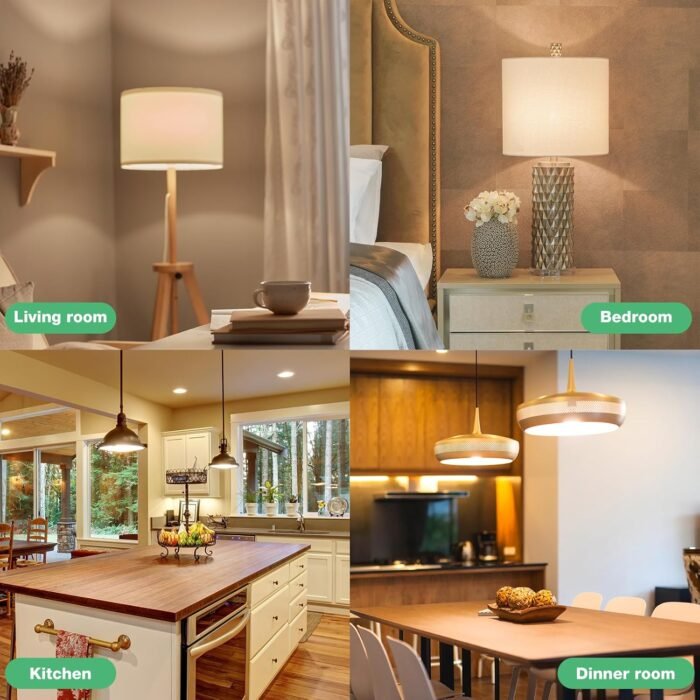 LED Light Bulbs Daylight 5000K, E26 Light Bulb 60W Equivalent, 800LM 8.5 Watt, Non-Dimmable A19 Light Bulbs with E26 Medium Base, 24 Pack - Image 6