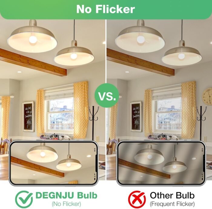 LED Light Bulbs Daylight 5000K, E26 Light Bulb 60W Equivalent, 800LM 8.5 Watt, Non-Dimmable A19 Light Bulbs with E26 Medium Base, 24 Pack - Image 7
