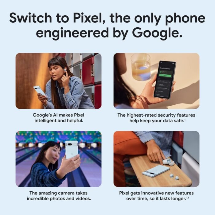 Google Pixel 7a 5G, US Version, 128GB, Charcoal - Unlocked (Renewed) - Image 7