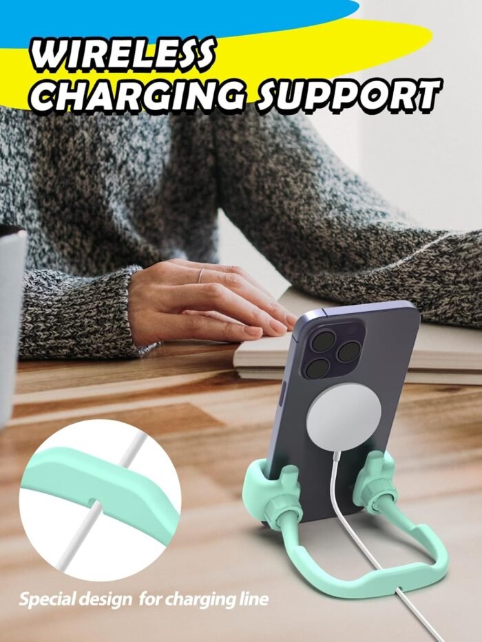 Stocking Stuffers Gifts for Teens Girls Cell Phone Stand: Upgrade for Women Adults Boys Kids Adjustable Lazy Thumbs Up Phone Holder for Desk Cool Gadgets Fun Gifts Ideas for Her Wife - Image 5