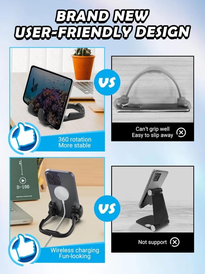 Stocking Stuffers for Teens Boys Adults Kids Gifts for Men Women Christmas: Thumbs Up Lazy Phone Stand Cell Phone Holder Stand Gifts for Teenage Girls Wife Ideas Funny Gag Gadgets Who Have Everything - Image 5