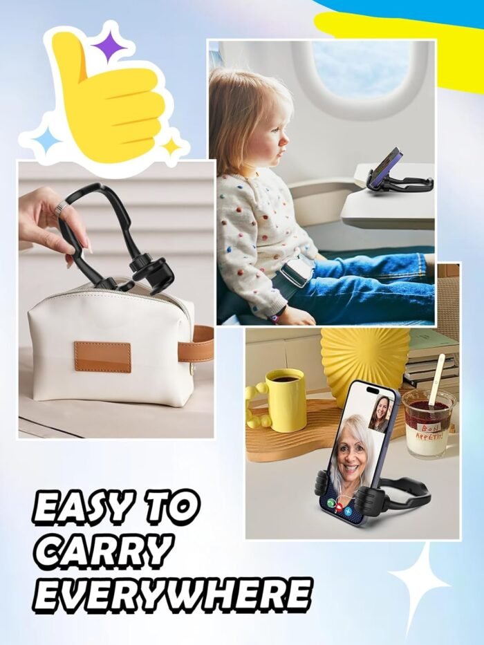 Stocking Stuffers for Teens Boys Adults Kids Gifts for Men Women Christmas: Thumbs Up Lazy Phone Stand Cell Phone Holder Stand Gifts for Teenage Girls Wife Ideas Funny Gag Gadgets Who Have Everything - Image 7