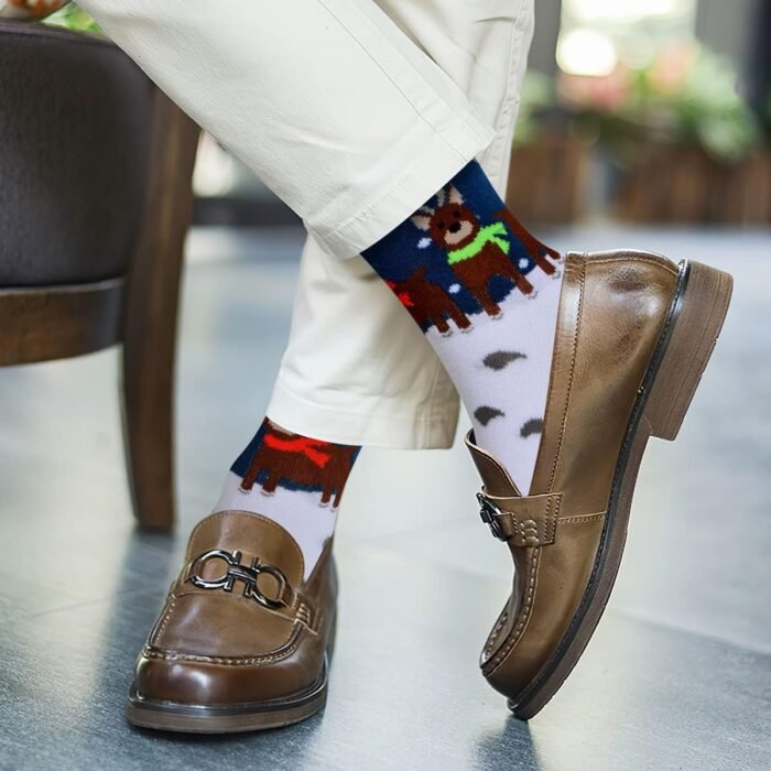 MarJunSep 28 Pairs Women's Christmas Holiday Socks Bulk for Unisex Adults Family Christmas Gifts Exchage Stocking Stuffers - Image 3
