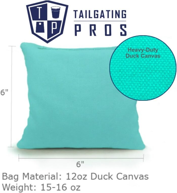 Tailgating Pros Lightweight Pyramid Design Cornhole Board Set w/Bean Bags and Carrying Case - 4'x2' Regulation Cornhole Game - Image 7