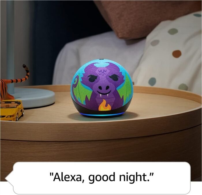 Echo Dot (5th Gen) Kids Dragon with Echo Glow - Image 6