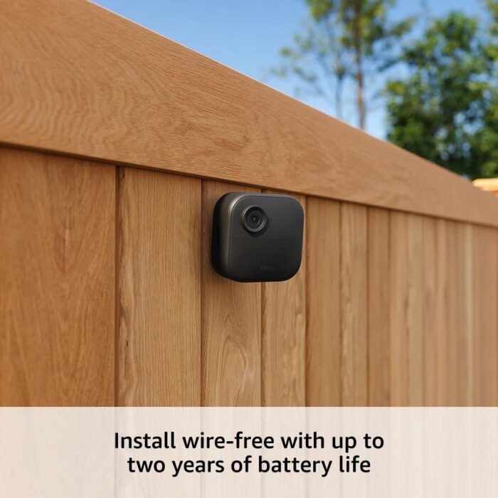 Blink Outdoor 4 + Blink Mini 2 — Smart security cameras, two-way talk, HD live view, motion detection, set up in minutes, Works with Alexa — 2 camera system + Mini 2 (Black) - Image 5