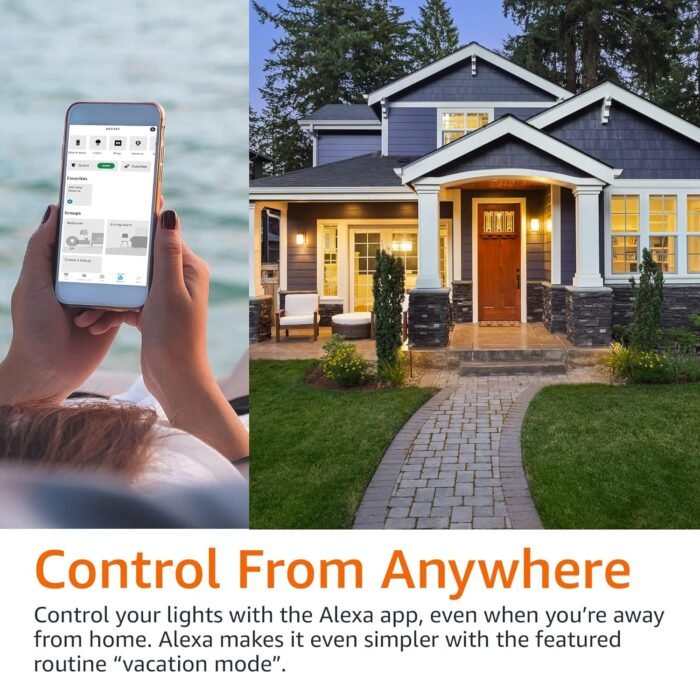 Echo Dot with Amazon Basics Smart Color Bulb - Image 6