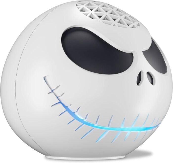 Echo Dot Bundle: Includes Echo Dot (5th Gen, 2022 release) | Deep Sea Blue and Limited Edition Disney Jack Skellington Shell - Image 3