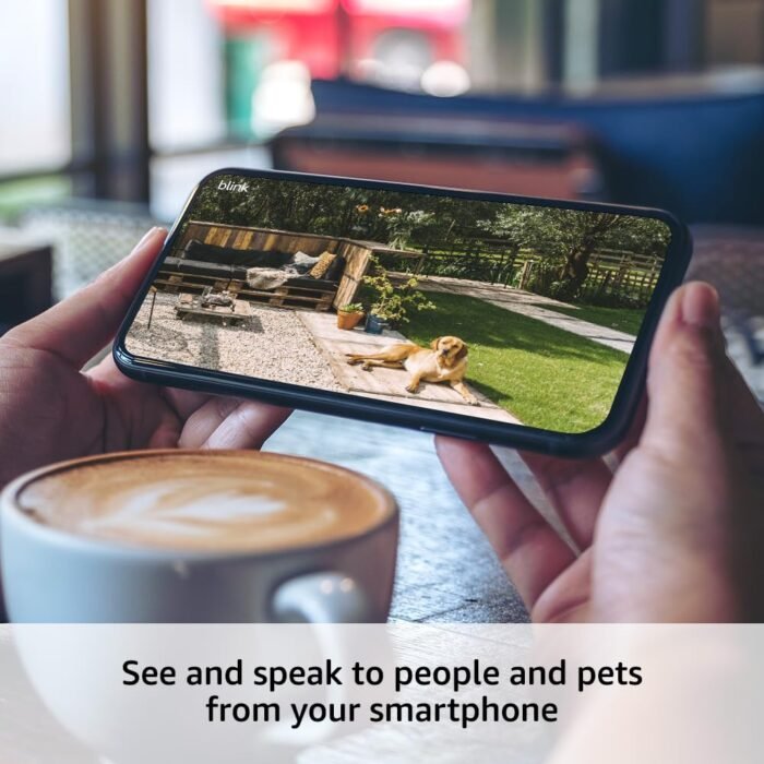 Blink Outdoor 4 + Blink Mini 2 — Smart security cameras, two-way talk, HD live view, motion detection, set up in minutes, Works with Alexa — 2 camera system + Mini 2 (White) - Image 3