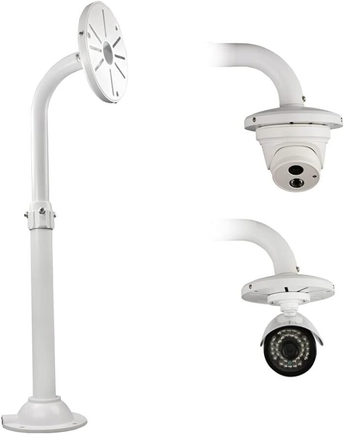 Security Camera Mount Bracket, Dome Camera Mount Universal Camera Wall Mounting Bracket for CCTV Security Camera/IP Camera, J Type (15.7-23.6 inch)