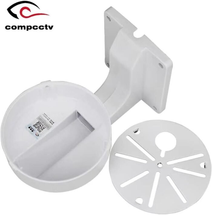 Security Camera Mount Bracket, Aluminum Indoor Outdoor Wall Mount Bracket L-Type Bracket for CCTV Security Dome IP Camera Mounting,Universal outdoor Security Camera Junction Box Mount Bracket - Image 4