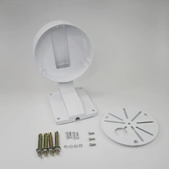 Security Camera Mount Bracket, Aluminum Indoor Outdoor Wall Mount Bracket L-Type Bracket for CCTV Security Dome IP Camera Mounting,Universal outdoor Security Camera Junction Box Mount Bracket - Image 7