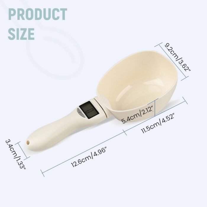 800g Big Head Model Household Electronic Scale Spoon, Digital Measuring Spoon Scale Food Measuring Spoon, Scale Highly Accurate Measuring Spoon Scale For Dispensing Food Kitchen Gadgets (A-2Pcs) - Image 2