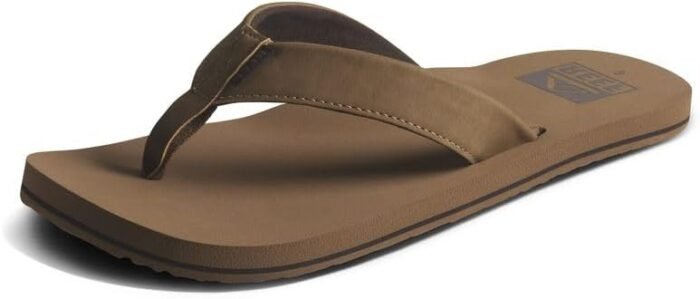 REEF Twinpin Men's Beach Flip Flop, Soft Cushion Footbed, Water Friendly