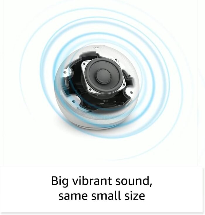 Amazon Echo Dot (newest model), Vibrant sounding Alexa speaker, Great for bedrooms, dining rooms and offices, Deep Sea Blue - Image 3