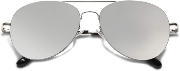 SOJOS Classic Aviator Sunglasses for Women Men Metal Spring Hinges SJ1030 - Image 4