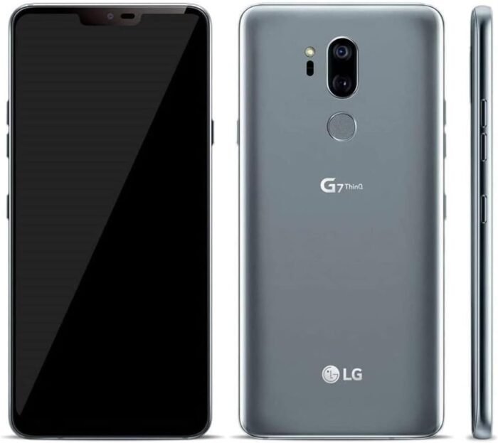LG - G7 ThinQ for Verizon - 64GB - 6.1in QHD Display - Platinum Gray (Renewed) - Image 2
