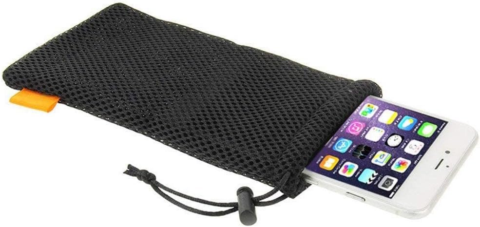 TAODAN 5-Pack Nylon Mesh Drawstring Storage Pouch Bag - 3.5 x 7.3 Inch