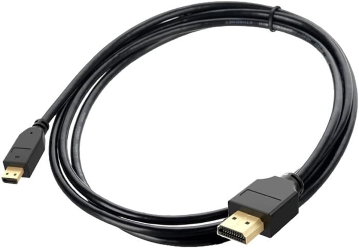 Synergy Digital Camera HDMI Cable, Compatible with Sony Alpha A6000 Digital Camera, 5 Ft. High Definition Micro HDMI (Type D) to HDMI (Type A) HDMI Cable - Image 2