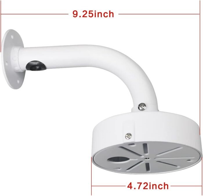 Security Camera Mount Bracket, Dome Camera Mount Universal Camera Wall Mounting Bracket/IP Camera for CCTV Security Camera, L Type - Image 2