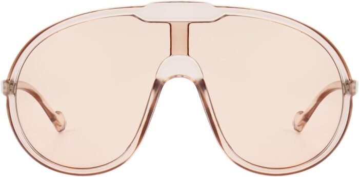 Trendy Oversized Sunglasses for Women Men Fashion Shield Aviator Sun Glasses UV400 Protection Goggles - Image 4