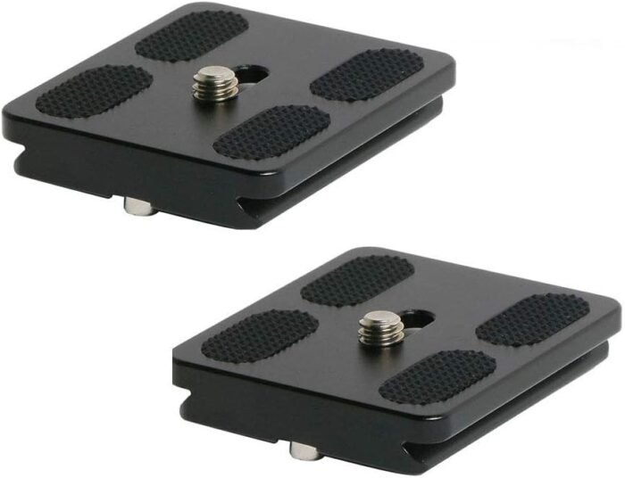 50mm Quick Release Plate Fits Arca-Swiss Standard for Camera Tripod Ballhead (Pack of 2)