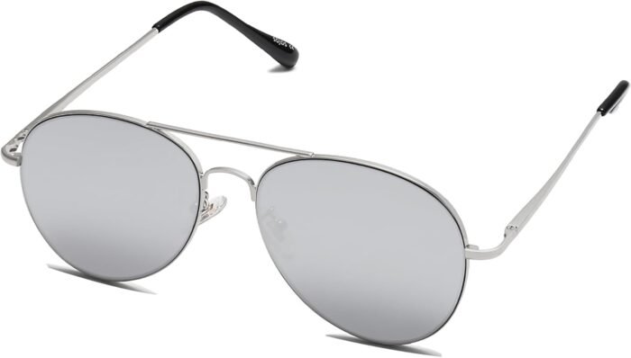 SOJOS Classic Aviator Sunglasses for Women Men Metal Spring Hinges SJ1030