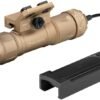 OLIGHT Odin S 1500 Lumens MLOK Rail Mounted Weaponlight Rechargeable Tactical Flashlight with Upgraded Remote Pressure Switch, 250 Meters Throw Distance, IPX8 Waterproof (Desert Tan)