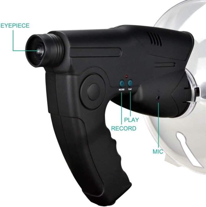 HAUSBELL Listening Device, Observation Device, Scientific Explorer Parabolic Microphone Bionic Ear Electronic Listening Device Digital Device Nature Observing and Listening Device, Headphone Included - Image 9