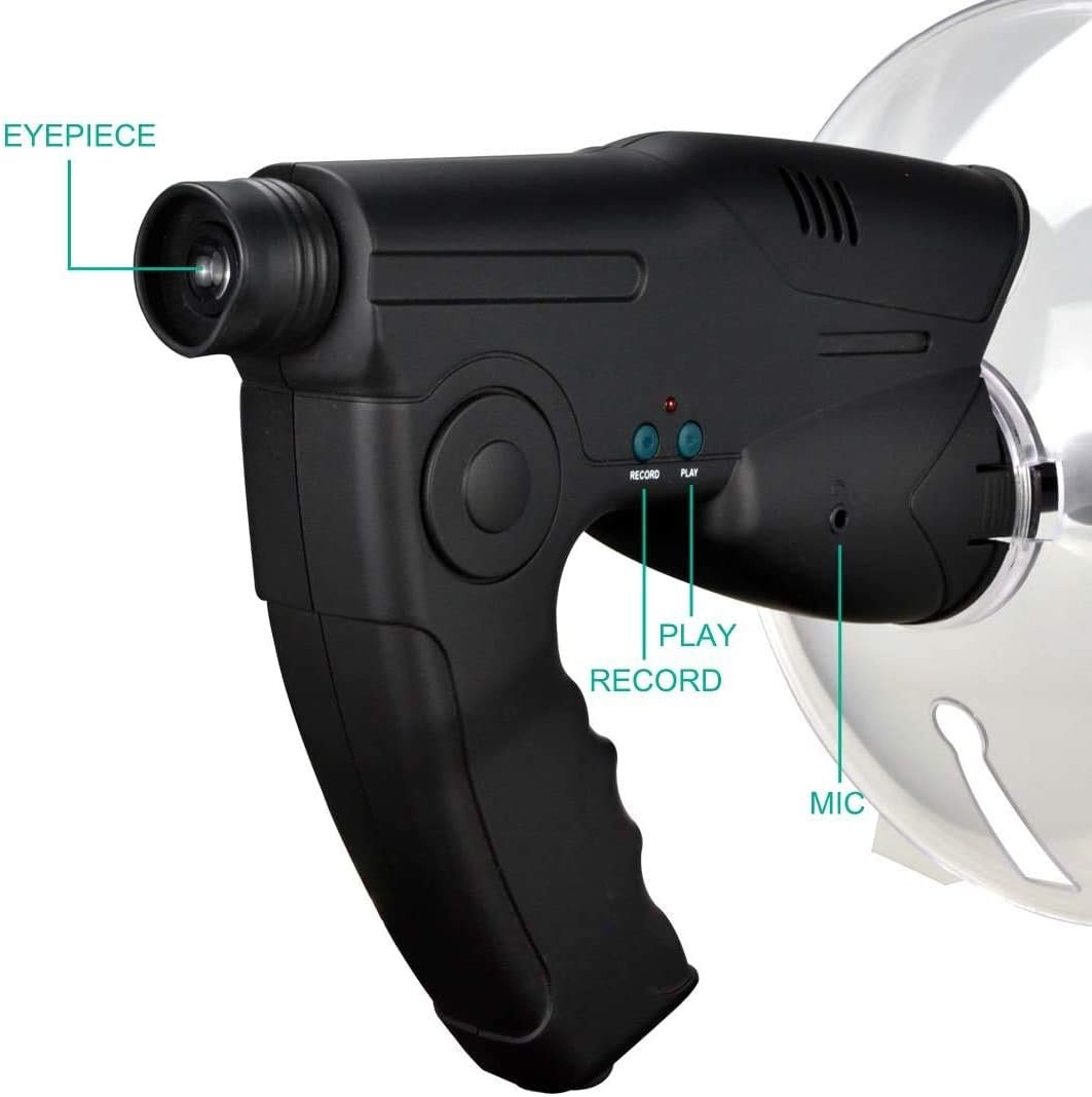 HAUSBELL Listening Device, Observation Device, Scientific Explorer Parabolic Microphone Bionic Ear Electronic Listening Device Digital Device Nature Observing and Listening Device, Headphone Included - Image 9