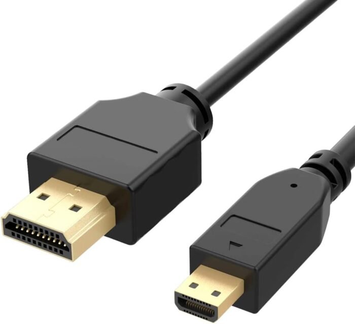 Synergy Digital Camera HDMI Cable, Compatible with Sony Alpha A6000 Digital Camera, 5 Ft. High Definition Micro HDMI (Type D) to HDMI (Type A) HDMI Cable