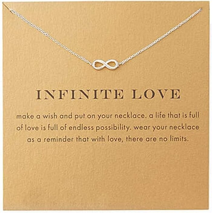 LANG XUAN Friendship Compass Necklace Good Luck Butterfly Pendant Chain Necklace with Message Card Gift Card for Women