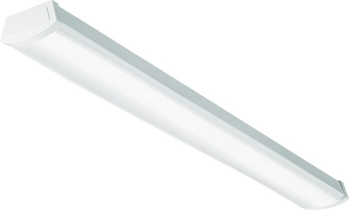 Lithonia Lighting FMLWL 48 840 Low-Profile LED Flush Mount Ceiling Light, Wraparound Lighting Fixture for Kitchen, Laundry Room, Garage, and More, 4-Foot, 4000K Cool White - Image 5