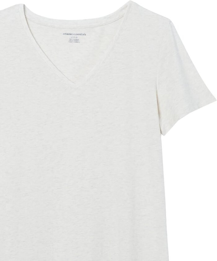 Amazon Essentials Women's Classic-Fit Short-Sleeve V-Neck T-Shirt, Multipacks - Image 6