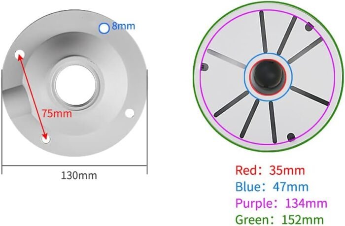 Security Camera Mount Bracket, Dome Camera Mount Universal Camera Wall Mounting Bracket for CCTV Security Camera/IP Camera, J Type (15.7-23.6 inch) - Image 3