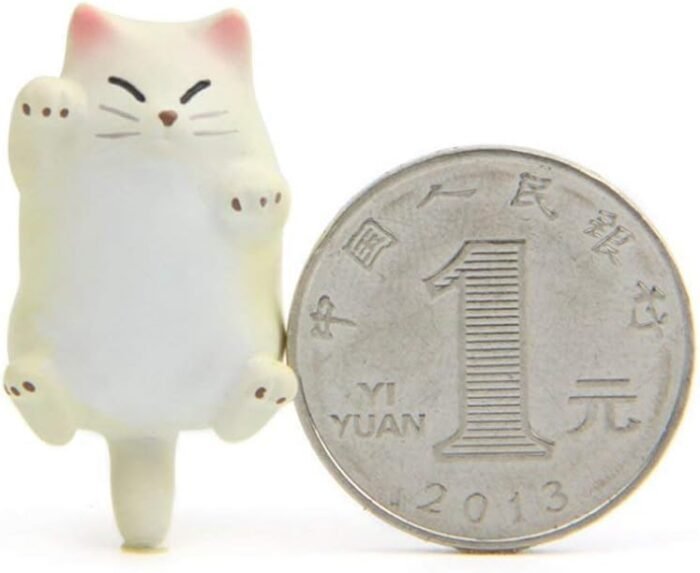 CHICHIC 6 Pack Fun Cat Refrigerator Magnets Office Magnet, Kitchen Decor Fridge Cat Ornament, Perfect for Whiteboard, Refrigerator, Map, Notes, Calendar, Lady Cats Lovers Novelty Butt - Image 7