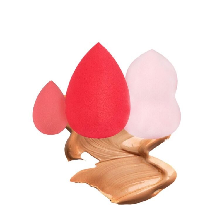 Makeup Sponge Set, 3 Pcs Makeup Blending Sponge Beauty Sponges Foundation Sponge For Natural Base, Multi-colored Makeup Sponge ，Latex-Free Foam…