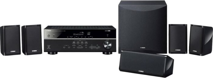 YAMAHA Audio YHT-4950U 4K Ultra HD 5.1-Channel Home Theater System with 8" 50W RMS Powered Subwoofer Speakers, AV Receiver, True Surround Sound with Bluetooth Music Streaming (Black) - Image 2