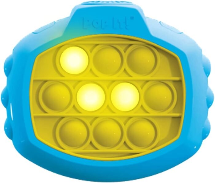 Pop It! Pro - The Original Light Up, Pattern Popping, Pop It! Game from Buffalo Games,Blue and Yellow - Image 2