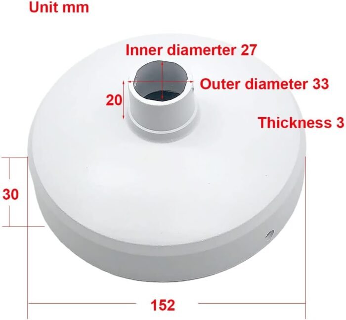260MM L-Type Aluminum Alloy Outdoor Security Camera Mount Bracket, Dome Camera Mount Universal Camera Wall Mounting Bracket/IP Camera for CCTV Security Camera - Image 3