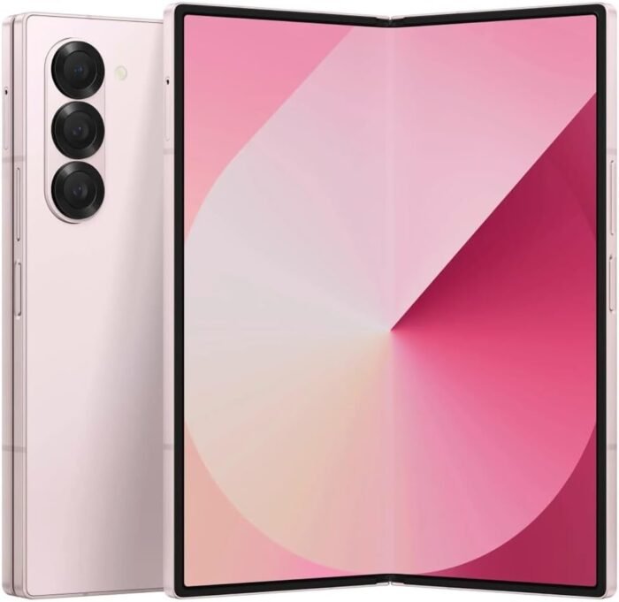 SAMSUNG Galaxy Z Fold 6 AI Cell Phone, 512GB Unlocked Android Smartphone, Circle to Search, Handsfree Live Interpreter, AI Photo Edits, Large Screen, 2024, F956U, Pink (Renewed)