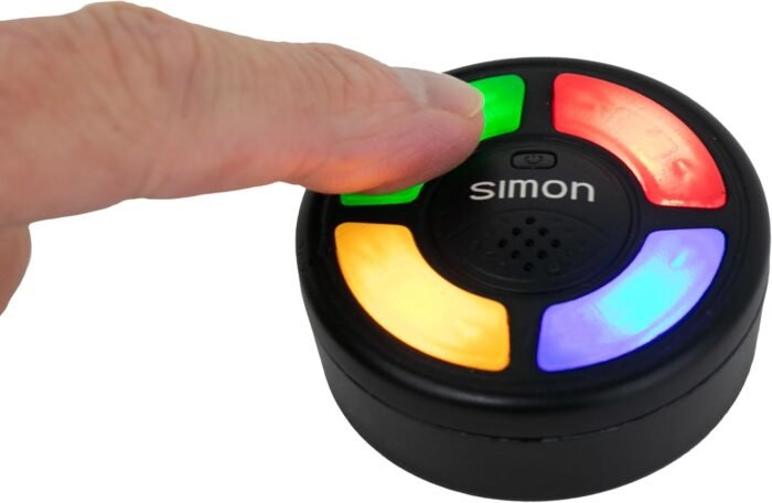 World's Smallest Simon – Exact Replica of The Original Electronic Memory Game - Only 2 inches in Diameter, Featuring Four Color Window Buttons and Authentic Tonal Sounds - Recommended for Ages 6+ - Image 2