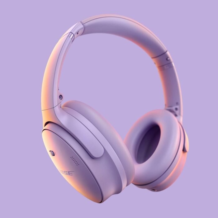 Bose QuietComfort Wireless Noise Cancelling Headphones, Bluetooth Over Ear Headphones with Up to 24 Hours of Battery Life, Chilled Lilac - Limited Edition Color - Image 2