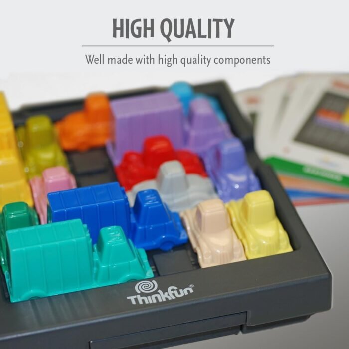 ThinkFun Rush Hour Traffic Jam Brain Game and STEM Toy for Boys and Girls Age 8 and Up – Tons of Fun With Over 20 Awards Won, International seller for Over 20 Years - Image 5