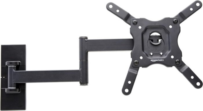 Amazon Basics Full Motion TV Wall Mount fits 12" to 40" TVs and VESA 200x200, Black - Image 14