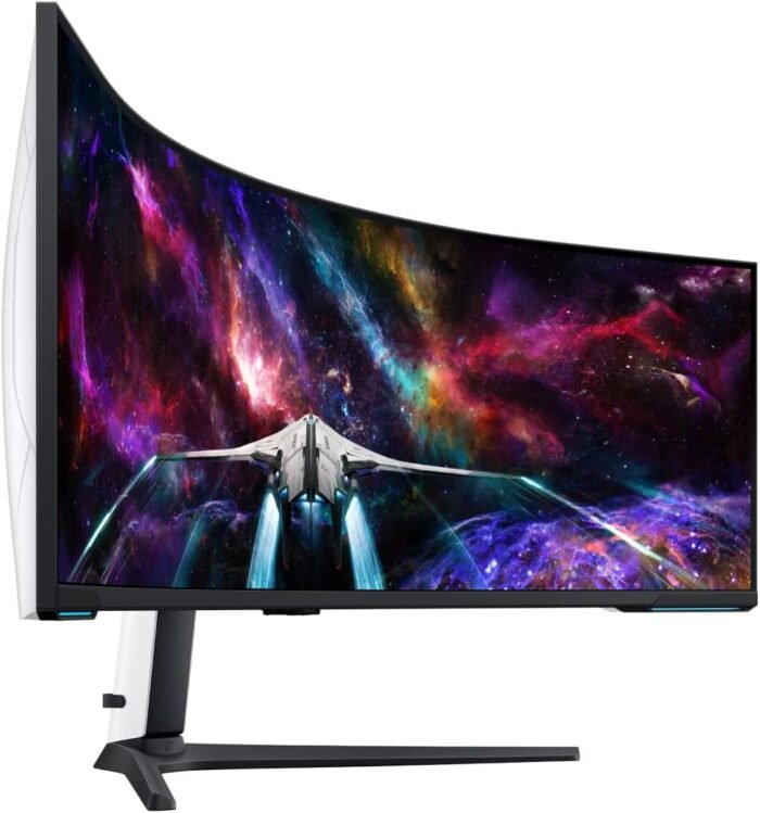SAMSUNG 57" Odyssey Neo G9 Series Dual 4K UHD 1000R Curved Gaming Monitor, 240Hz, 1ms with DisplayPort 2.1, Quantum Mini-LED, DisplayHDR 1000, AMD FreeSync Premium Pro, LS57CG952NNXZA, 2023 - Image 8