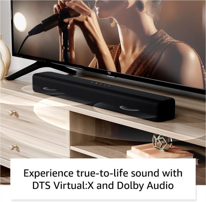 Amazon Fire TV Soundbar, 2.0 speaker with DTS Virtual:X and Dolby Audio, Bluetooth connectivity - Image 3