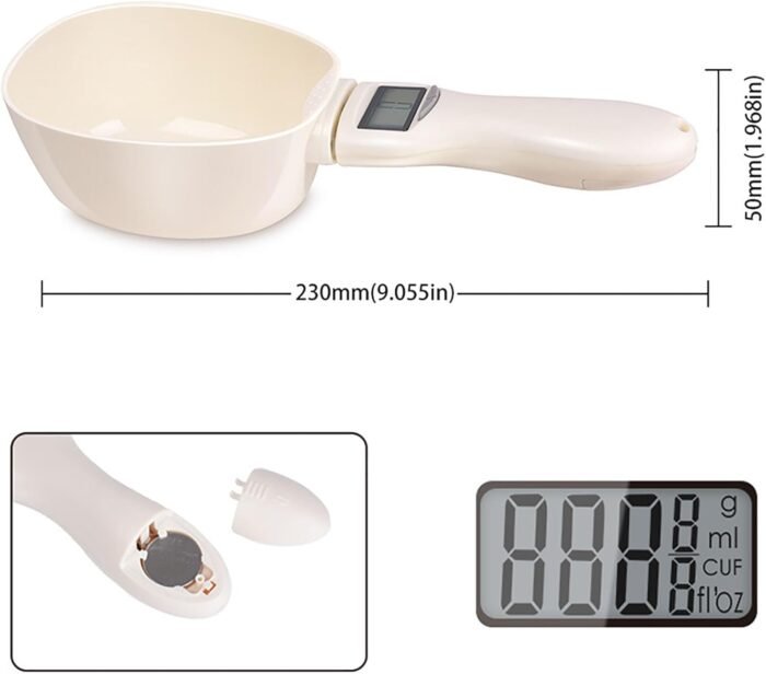 Food Measuring Scoop Scale, Digital Measuring Spoon, Weighing Spoon Scale, Measuring Spoons Electronic Kitchen Digital Food Spoon Scales, For Kitchen Gadgets and Daily Meals (1pcs) - Image 6