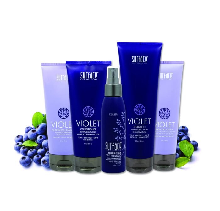 Surface Hair Violet Blow Dry Cream, Brighten, Smooth And Protect From Heat, 4 Fl. Oz. - Image 3