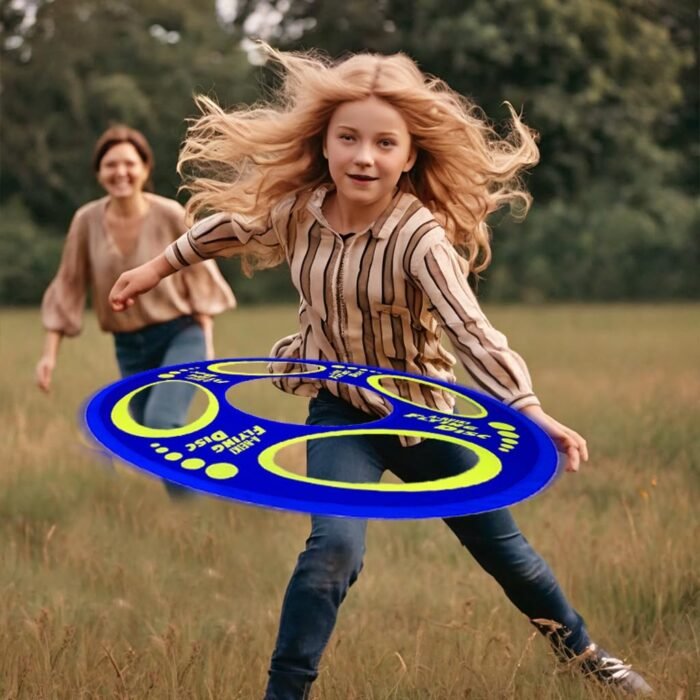 Giant Flying Disc Soft, Foldable & Floats in Air - Encourage Outdoor Play & Family Fun - Great for Kids, Parent-Child Interaction, and School Activities - Image 2